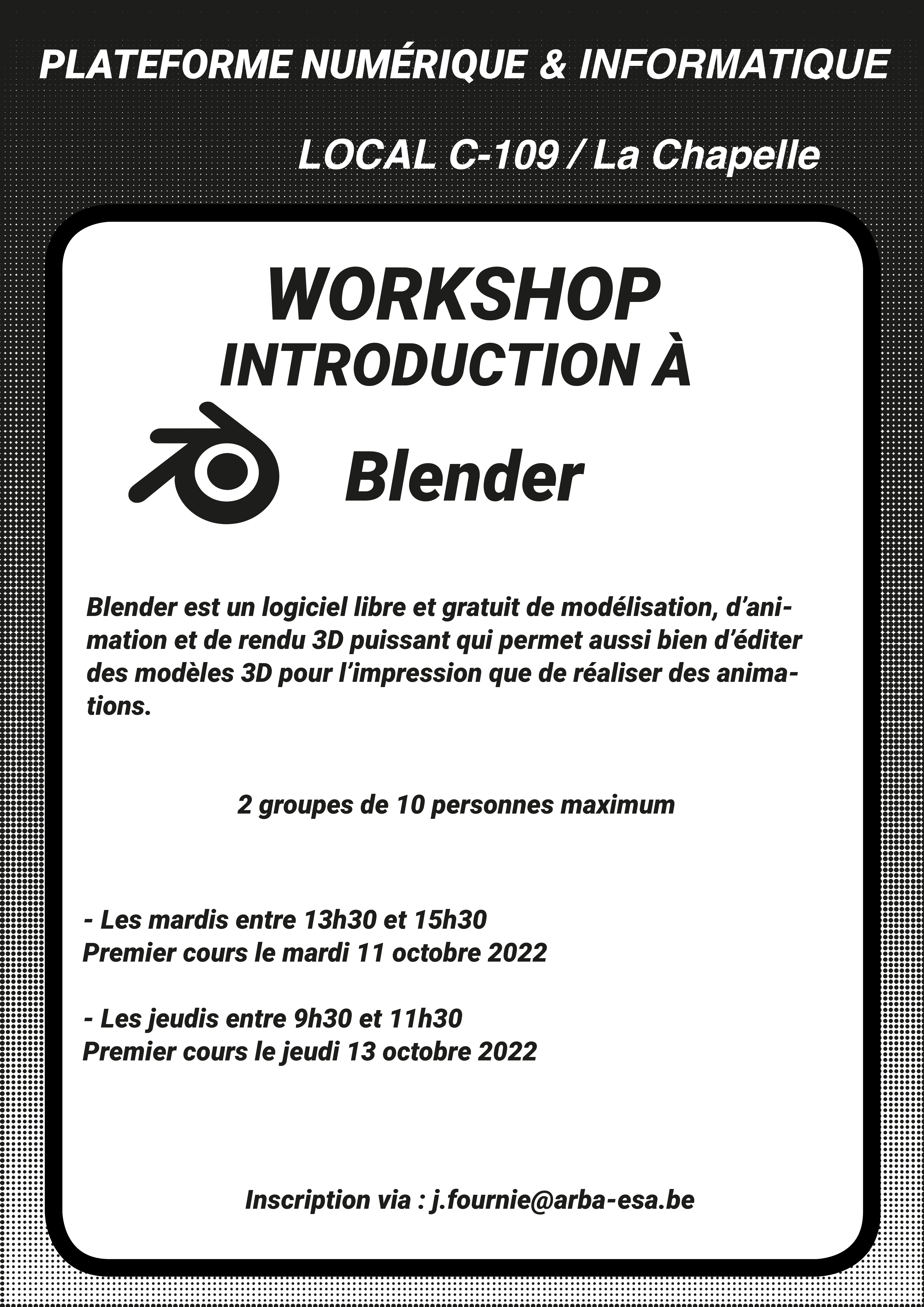 Workshop Blender