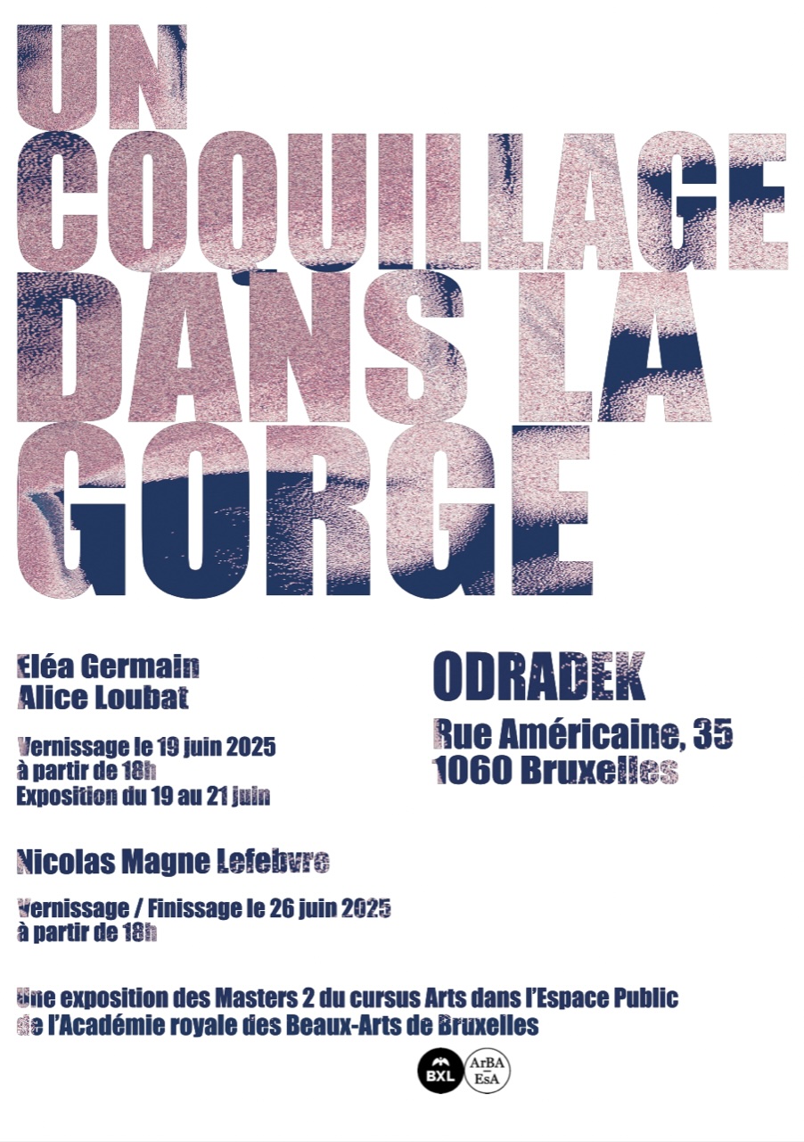 un coquillage dans la gorge