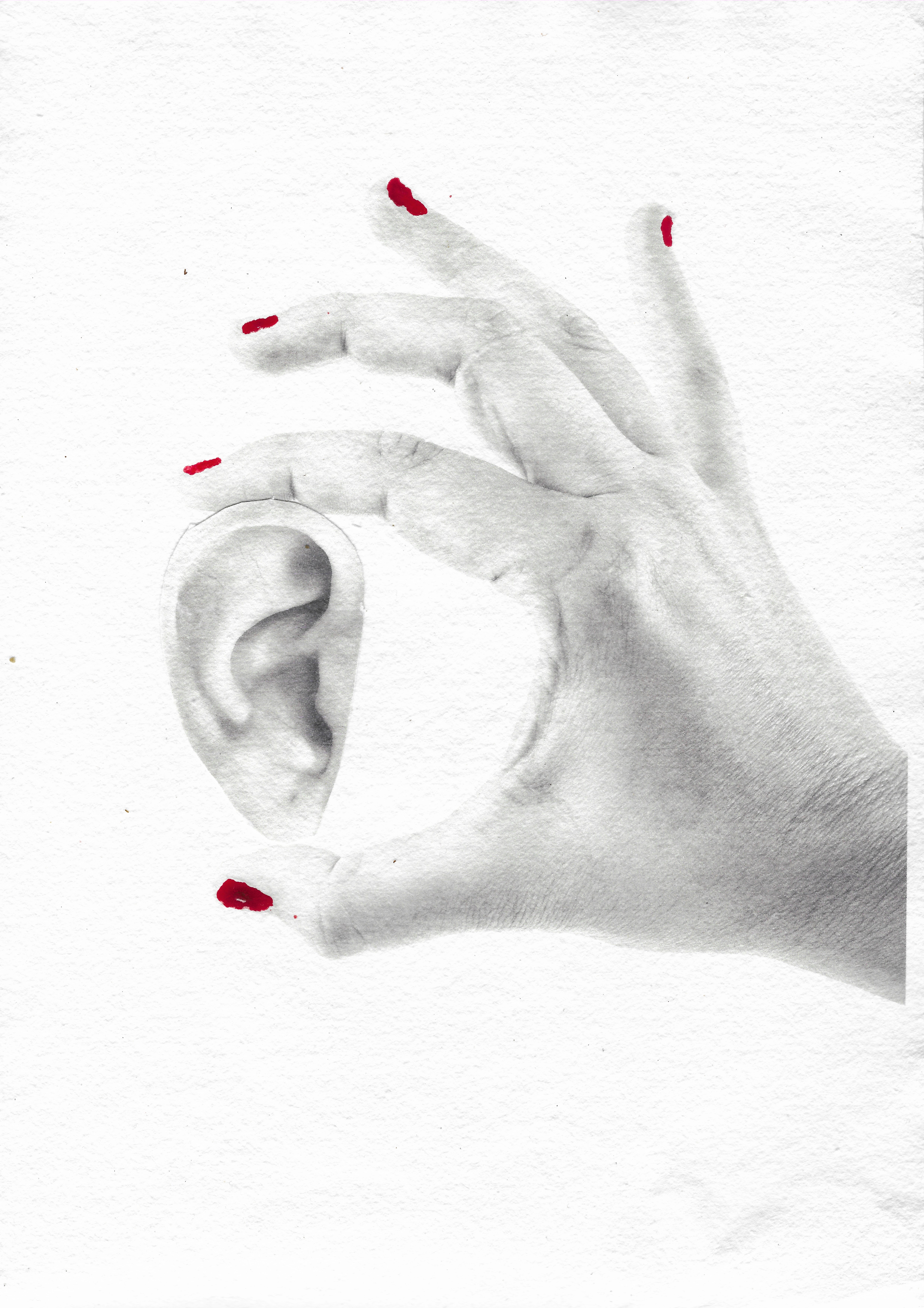 Having a good ear, Anna Raimondo, 2026 (collage) - Photo: Serena Vittorini
