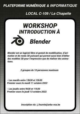 Workshop Blender