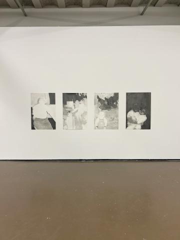 Série de dessins, Graphite sur papier, 110x73 cm, 2024