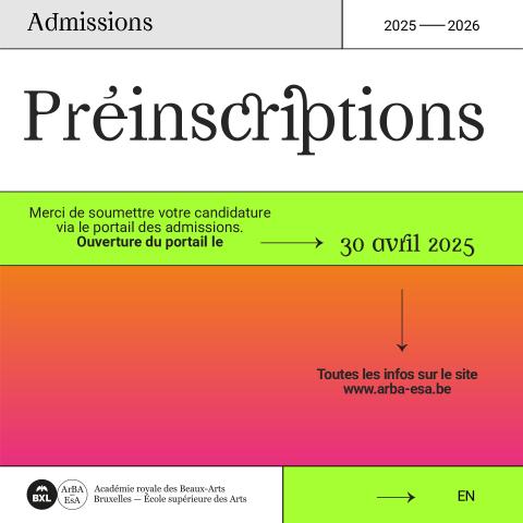 préinscriptions
