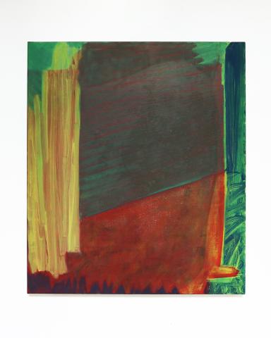 Pirouette, 2026, 80 × 70 cm, Huile sur lin © Eve Vilain /