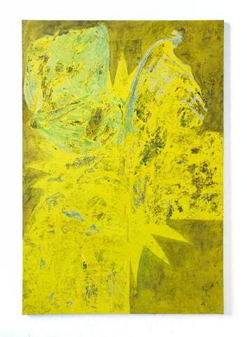 Sans titre, 190 × 139 cm, Acrylique et huile sur coton © Eve Vilain