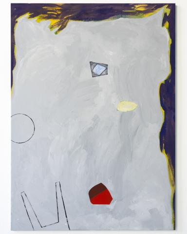 Sans titre, 2025, 200 × 140 cm, Acrylique sur coton, © Eloïse Brunet