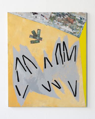 Sans titre, 2025, 120 × 100 cm, Acrylique sur coton, © Eloïse Brunet