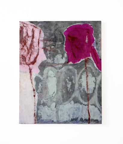 Sans titre (duo), 120 × 100 cm, Acrylique sur coton © Eloïse Brunet