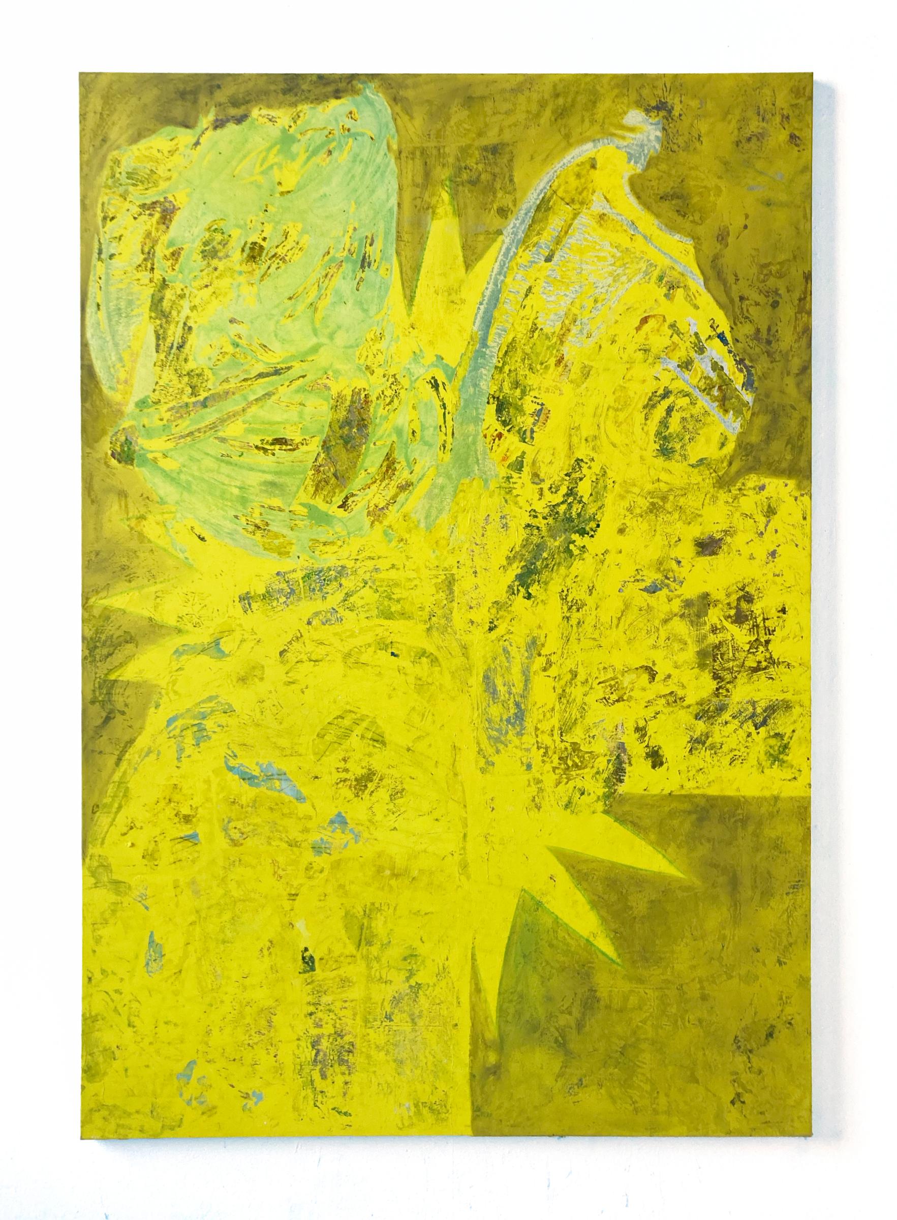 Sans titre, 190 × 139 cm, Acrylique et huile sur coton © Eve Vilain